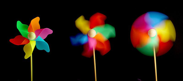 Effect of different shutter speeds on photograph